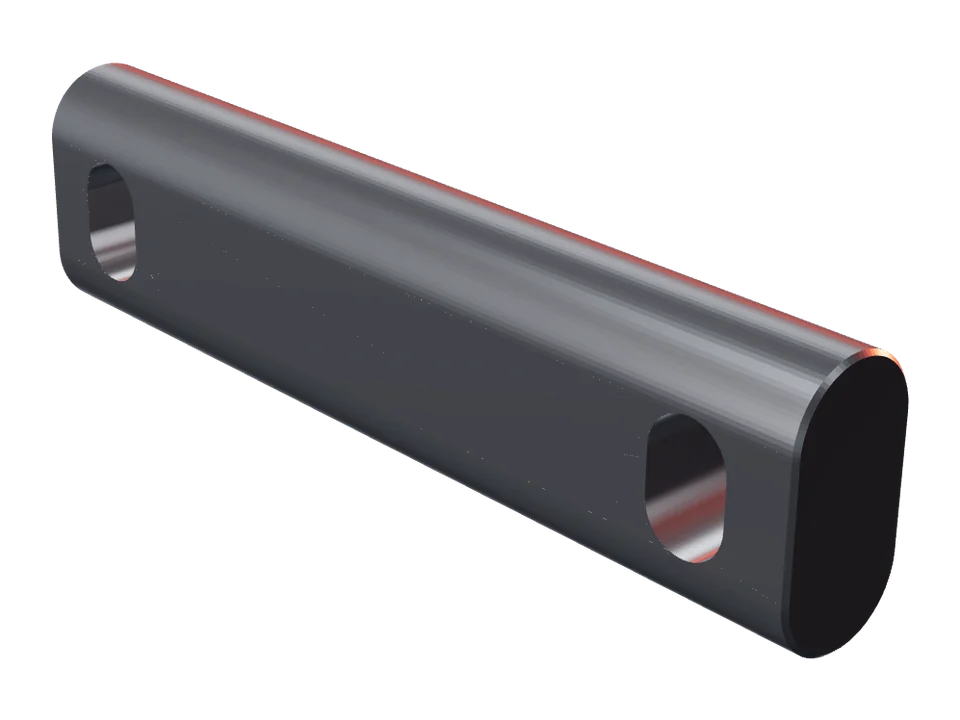 Soosan SB50 retainer key (tool pin), rear view